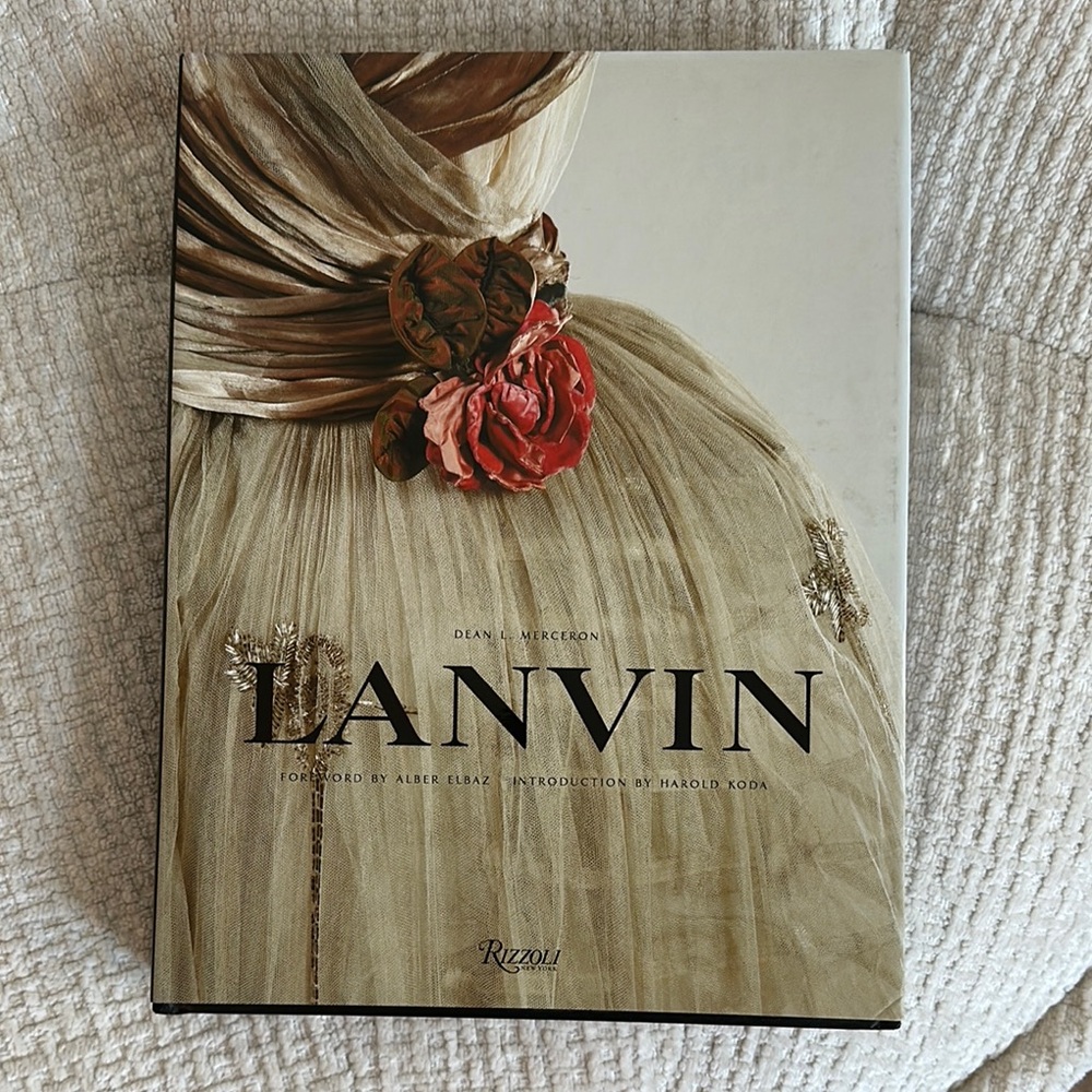 Lanvin Fashion coffee table book by Rizzoli